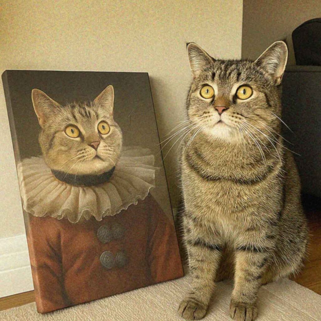 apród portré vakrámázott vászonkép