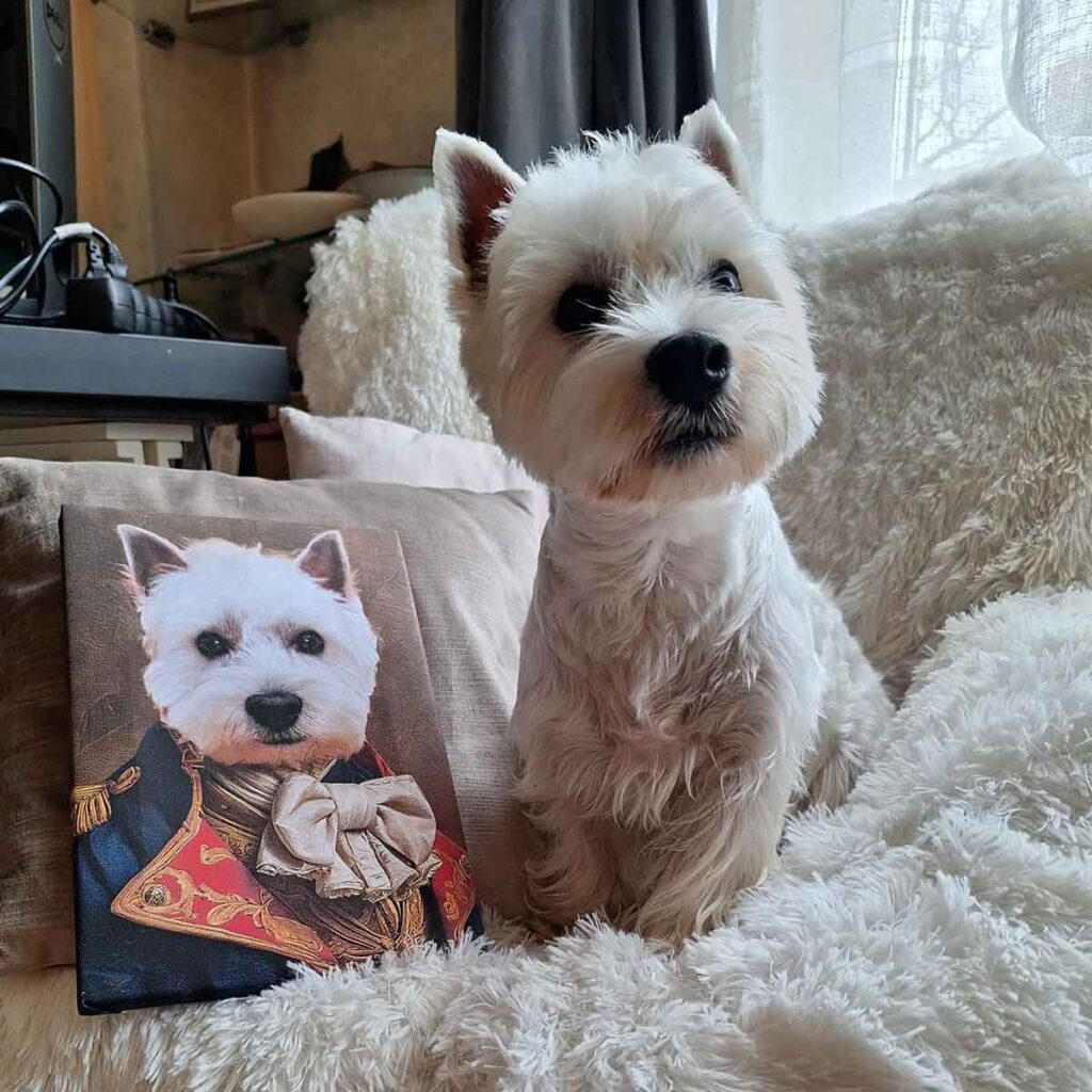 gróf portré vakrámázott vászonkép