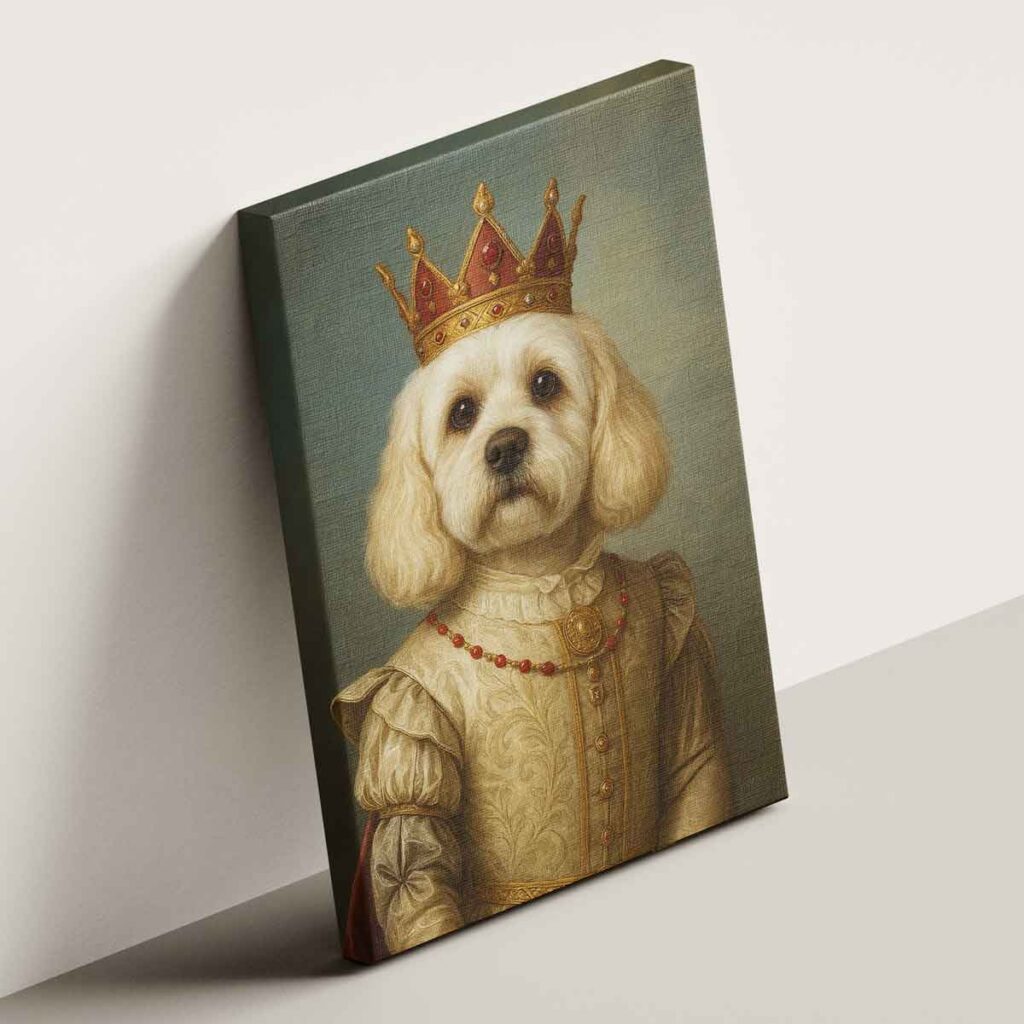 herceg portré vakrámázott vászonkép (másolat)