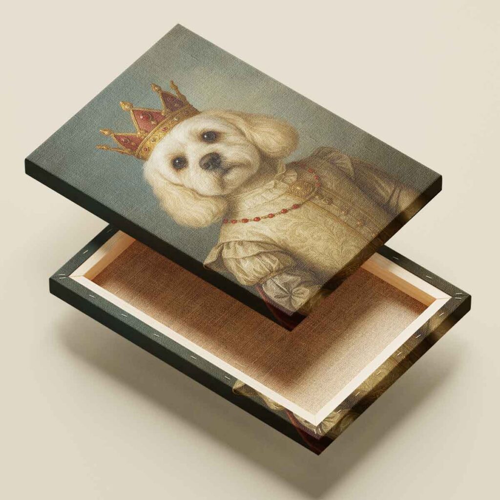 herceg portré vakrámázott vászonkép (másolat)