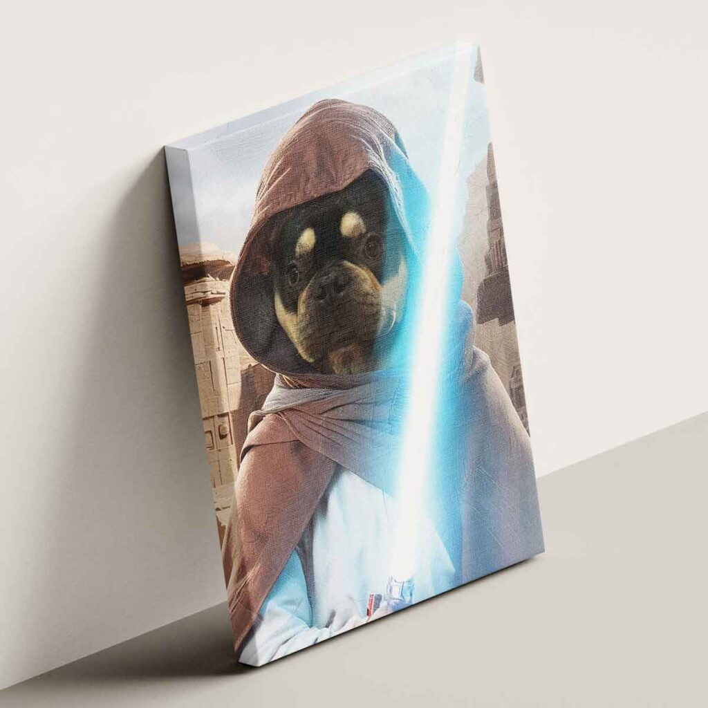 hercegnő portré vakrámázott vászonkép (másolat)