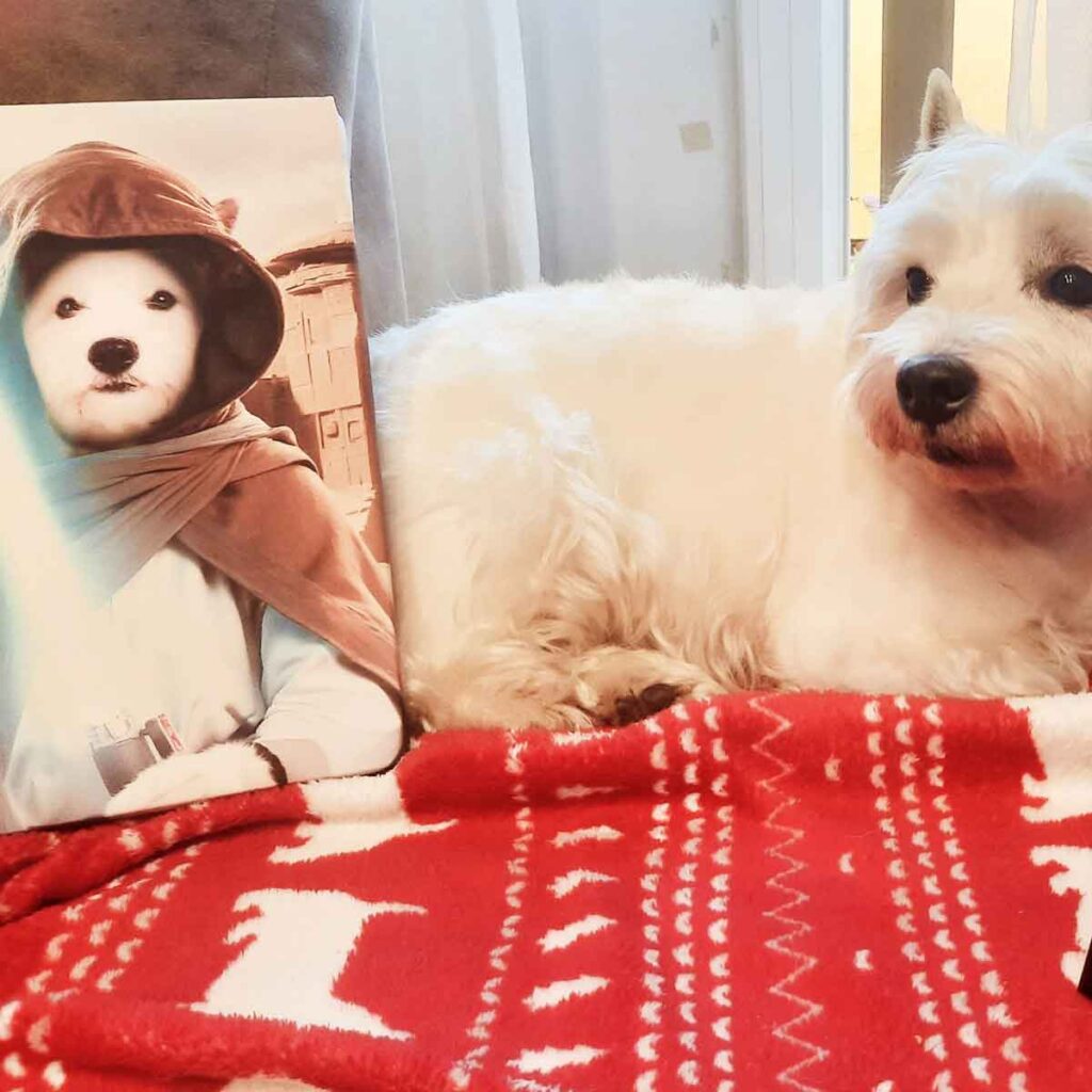 hercegnő portré vakrámázott vászonkép (másolat)