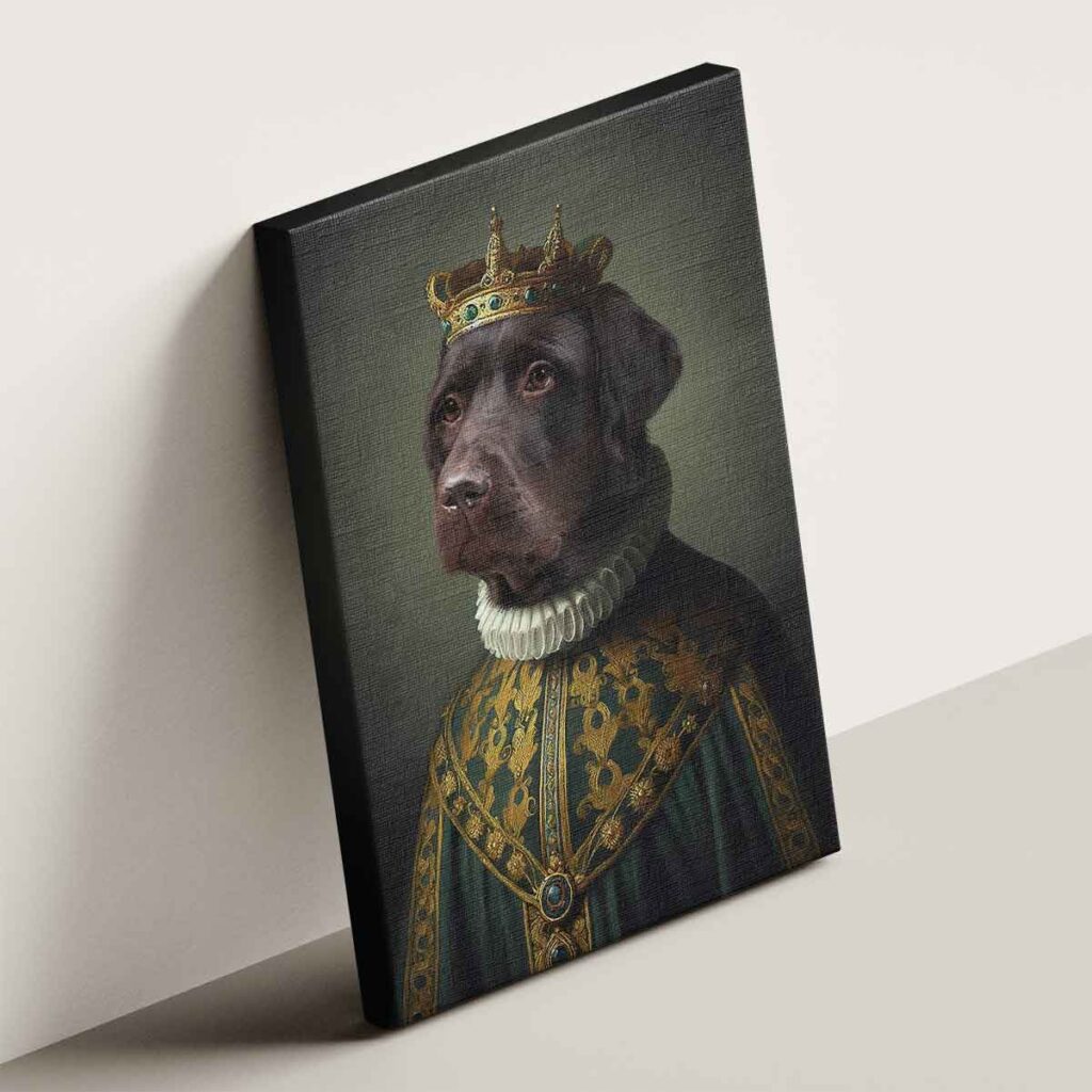 Úralkodó ii portré vakrámázott vászonkép (másolat)