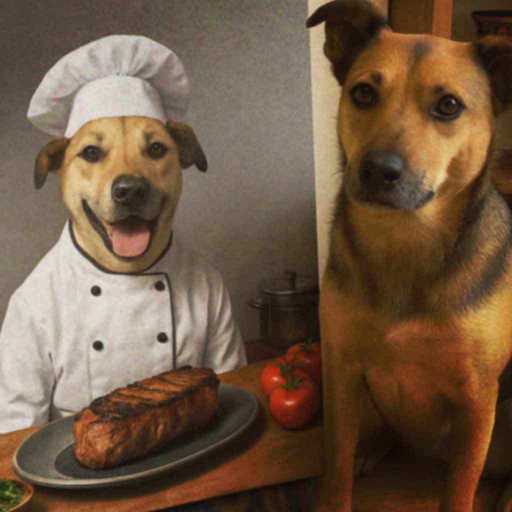 séf portré vakrámázott vászonkép