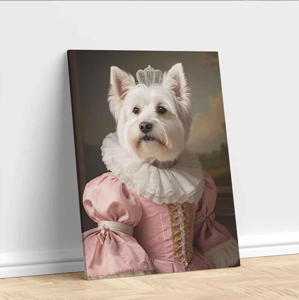 Úrhölgy portré vakrámázott vászonkép Úrhölgy portré vakrámázott vászonkép