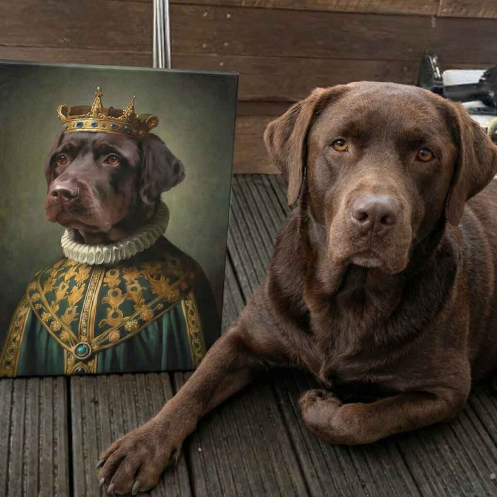 nemesi portré vakrámázott vászonkép