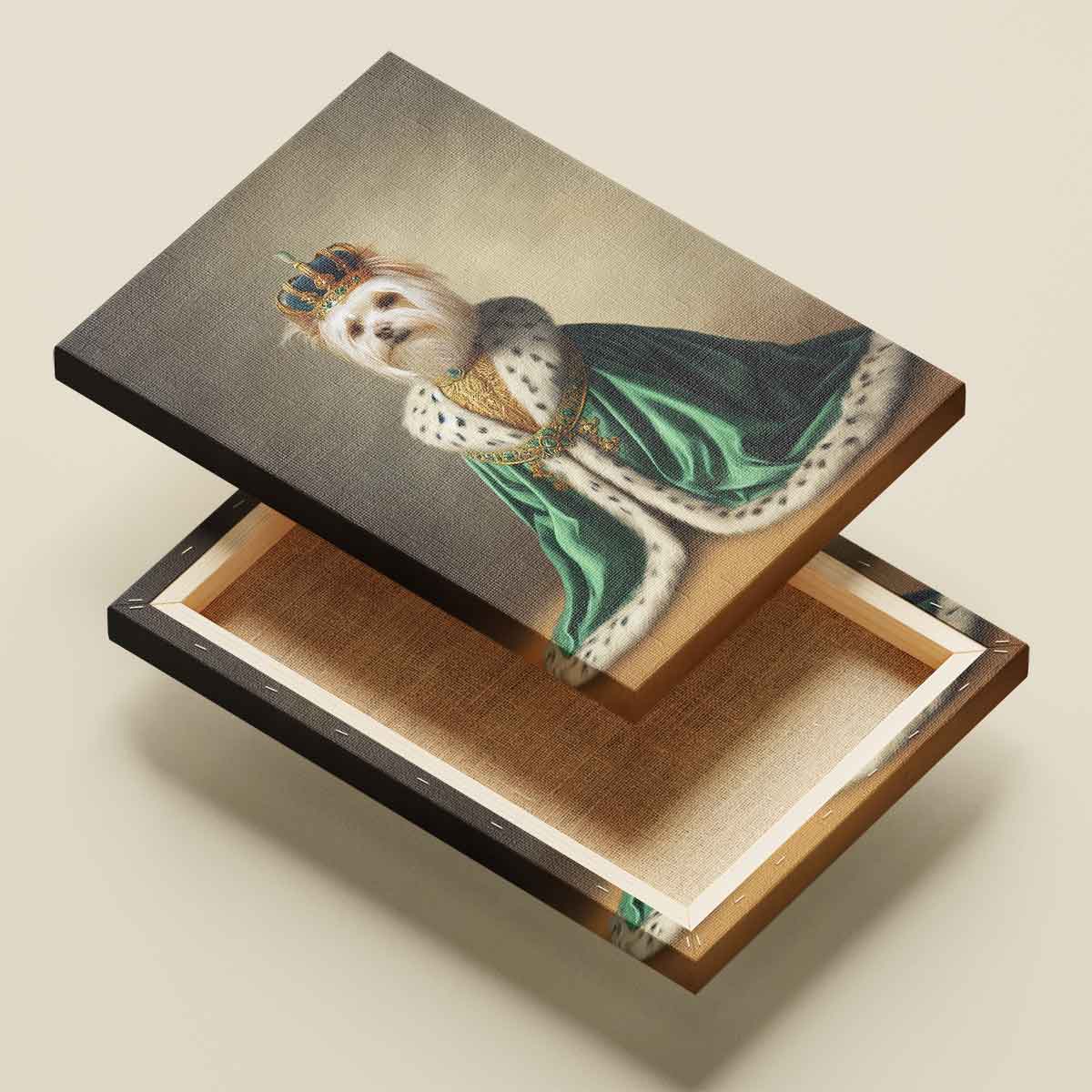 arany palástos uralkodó portré vakrámázott vászonkép (másolat) arany palástos uralkodó portré vakrámázott vászonkép (másolat)