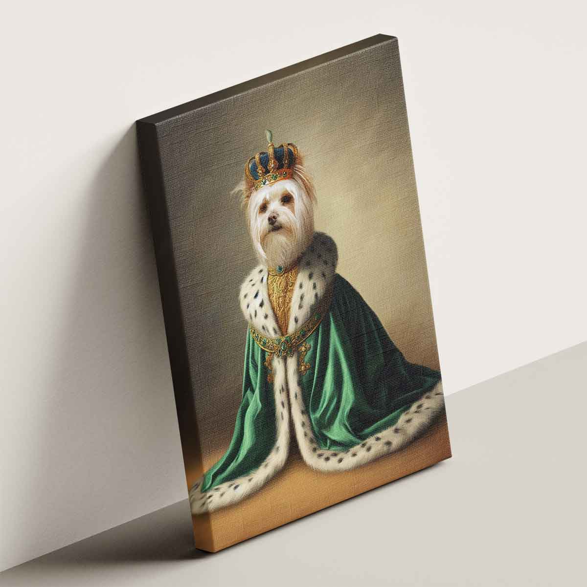 arany palástos uralkodó portré vakrámázott vászonkép (másolat) arany palástos uralkodó portré vakrámázott vászonkép (másolat)