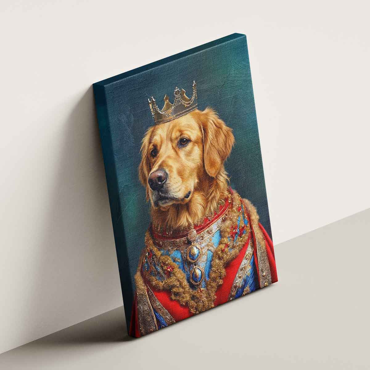 royal portré vakrámázott vászonkép royal portré vakrámázott vászonkép